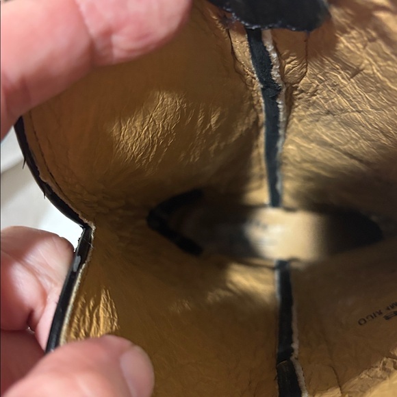 Idyllwind Black Leather Cowboy Boots size 7 - Picture 5 of 6